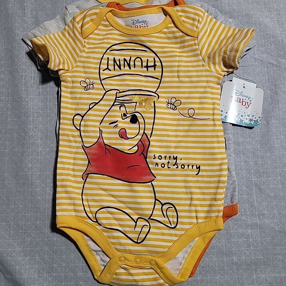 Winnie The Pooh & Friends 24 Month 3 Pack Bodysuit